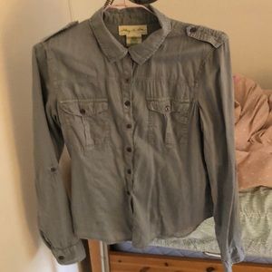 Urban outfitters blue button down sz s